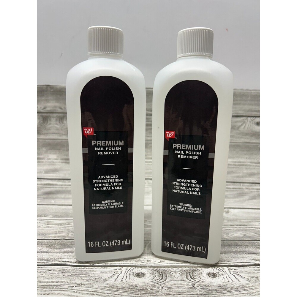 Walgreens-Premium Advanced Strengthening Formula Nail Polish Remover-16oz